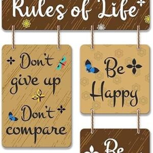 Good Vibes Only Wooden Wall Hanger for Home Decor | Office | Gifts | Bedroom | Living Room | Quotes Decorative Items | Wall Hangings for Home Decoration | Artworks (Multi7)