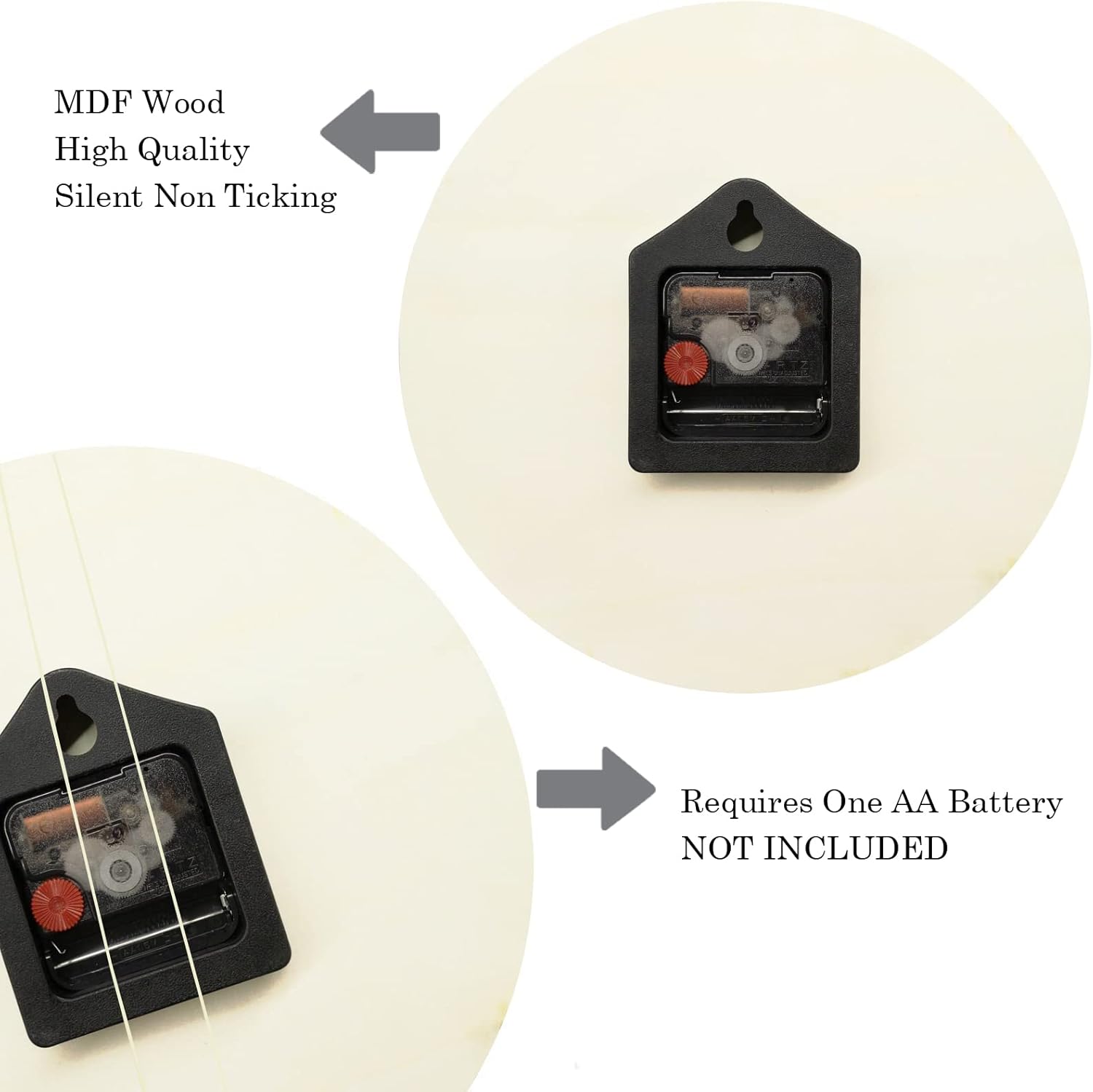 Wooden Round Clock Nursery Clock St. Patrick's Day I'm Gnome for Good Luck Corgi Dog Shamrock Clock Irish Home Funny Wall Clock Non Ticking Silent Decorative for Kitchen Home Bedroom 15"x15" - Image 7